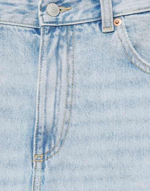 Pull&Bear – Straight Jeans in Blass-Indigo, 7 von 7