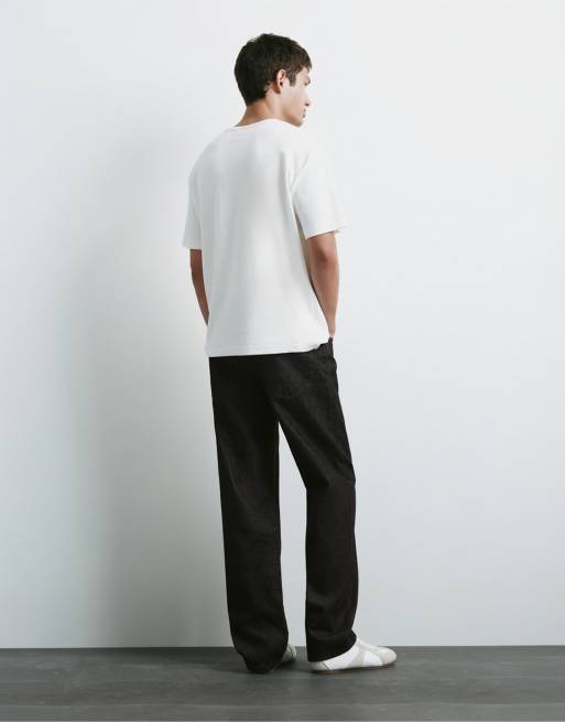 Pull&Bear Straight-leg jeans in black, 2 of 7