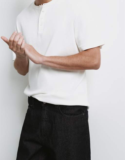Pull&Bear Straight-leg jeans in black, 3 of 7