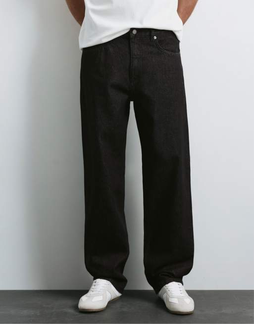 Pull&Bear Straight-leg jeans in black, 4 of 7