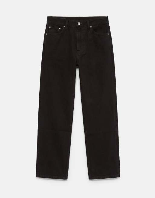 Pull&Bear Straight-leg jeans in black, 6 of 7