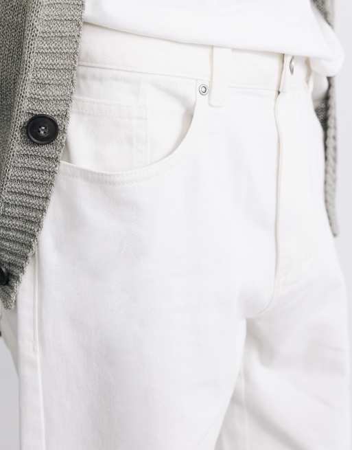 Pull&Bear Straight-leg jeans in off-white, 3 of 7