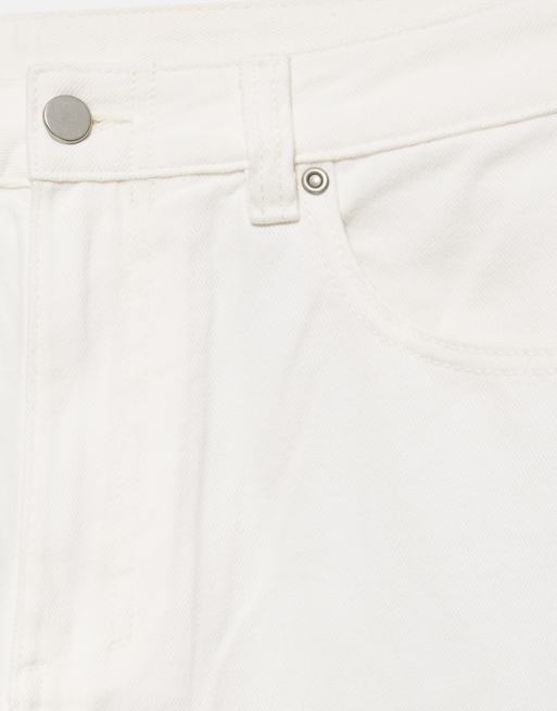 Pull&Bear Straight-leg jeans in off-white, 7 of 7