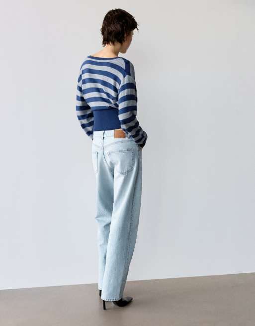 Pull&Bear Straight-leg jeans in pale blue, 2 of 7