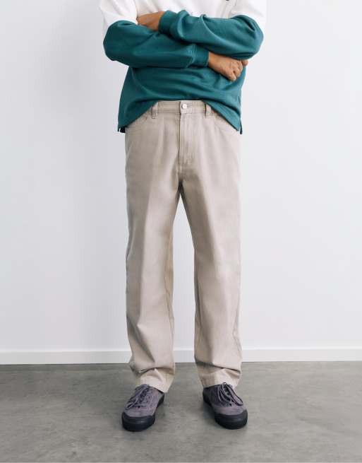 Pull&Bear Straight-leg jeans in stone, 4 of 7