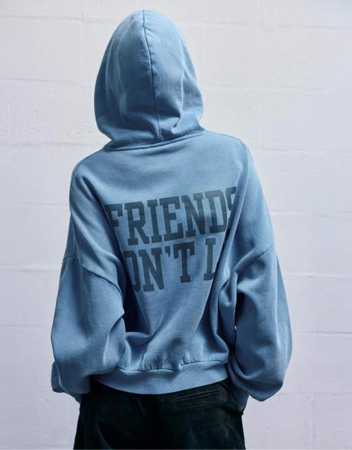 Pull&Bear Stranger things hoodie in faded blue | ASOS