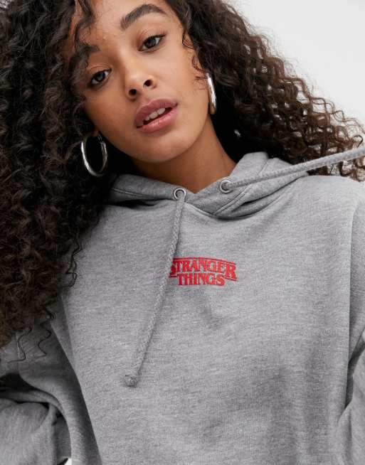 Stranger things pull and sales bear hoodie