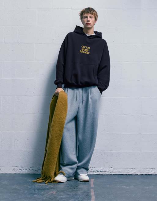 Pull&Bear Stranger things hoodie in navy | ASOS