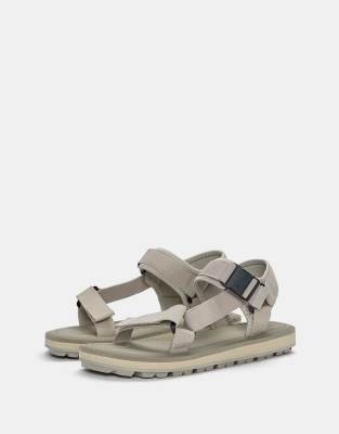 Pull&Bear Strappy sandals in ecru
