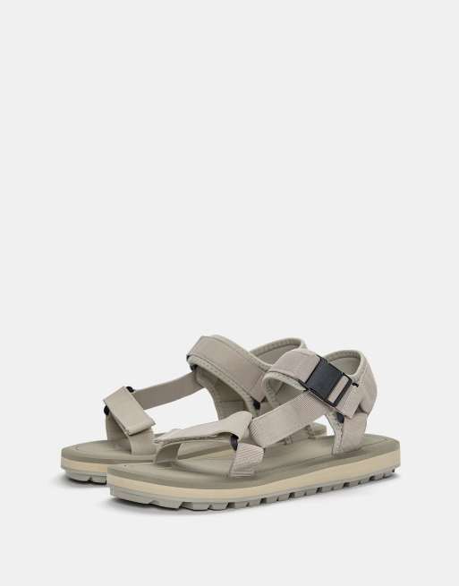 Pull&Bear Strappy sandals in ecru