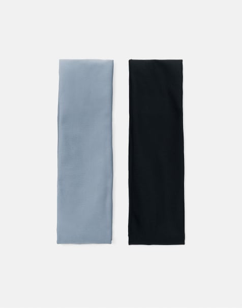 Pull&Bear stretch haarband in pastelblauw - view 1