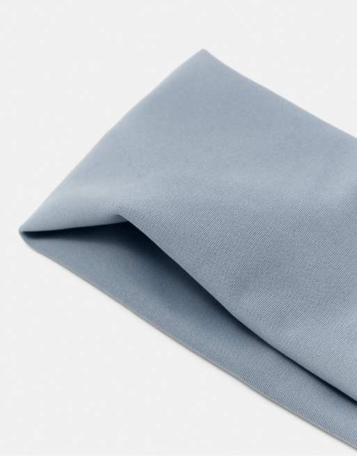 Pull&Bear Stretch headband in pastel blue, 2 of 3