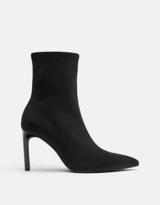 Pull&Bear Stretch high-heel ankle boots 