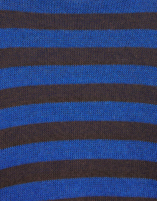 Pull&Bear stribet strik-T-shirt, 6 af 7