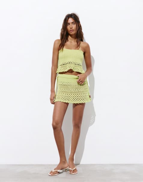 Pull&Bear – Strick-Set in Grün - view 1