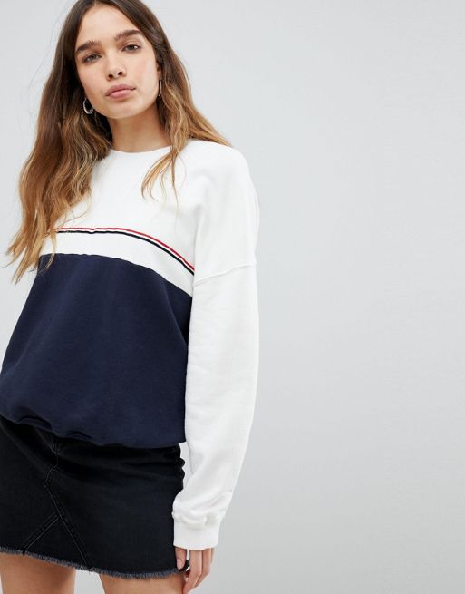 Pull&Bear Stripe Sweater | ASOS