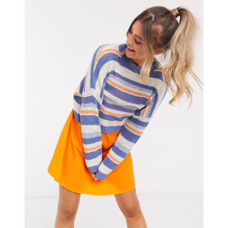 Pull and bear hot sale striped jumper