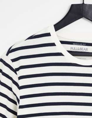 pull and bear striped t shirt