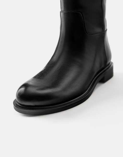 Pull&Bear Studded tall boots in black, 5 van 5