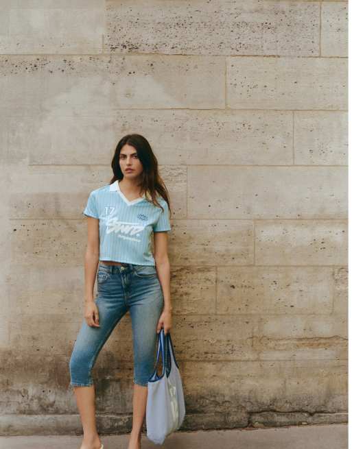 Pull&Bear – STWD Argentina – Blekblå fotbollströja, 2 av 4