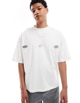 Pull & Bear Stwd Back Graphic T-shirt