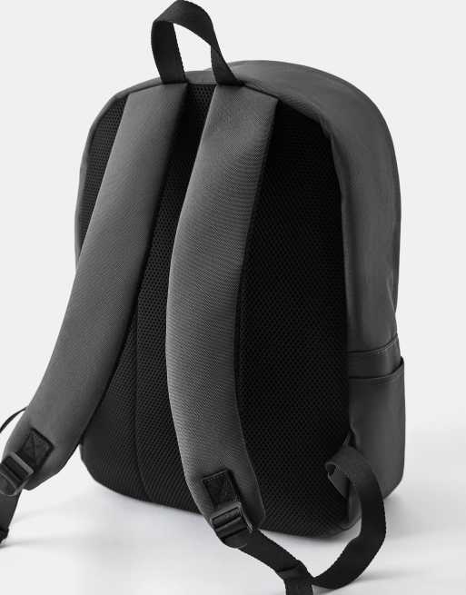 Pull&Bear Stwd backpack in grey, 3 of 4