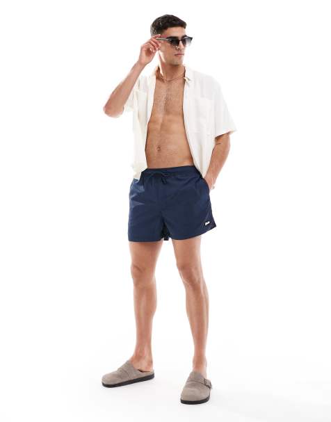 Pull&Bear – STWD – Badeshorts in Marineblau - view 1