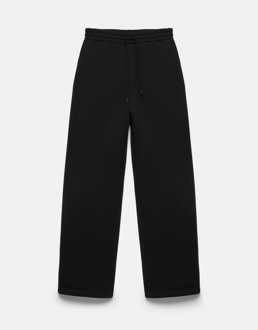 Pull&Bear Stwd baggy joggers in black, 6 of 7