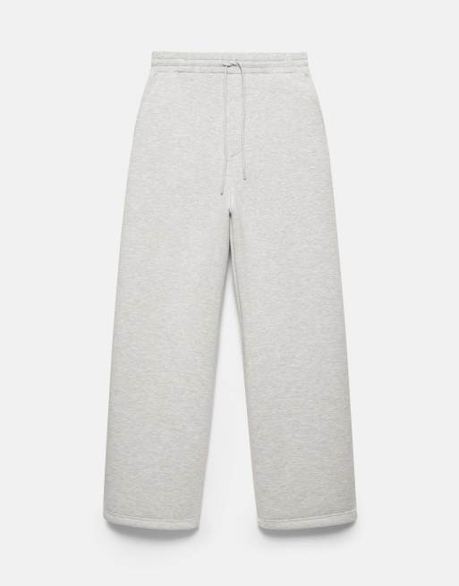 Pull&Bear Stwd baggy joggers in grey marl, 7 of 7