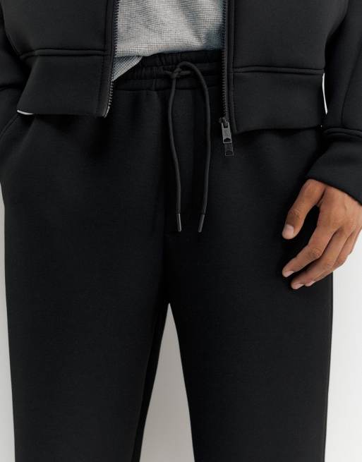 Pull&Bear Stwd baggy joggers in zwart, 3 van 7