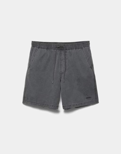 Pull&Bear Stwd board shorts in black, 2 of 4