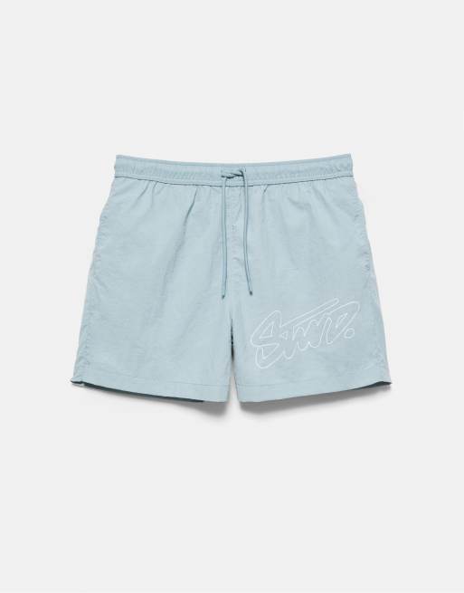 Pull&Bear Stwd board shorts in navy, 2 of 4
