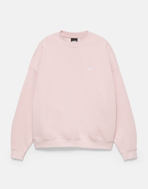 Pull&Bear Stwd boxig sweatshirt i rosa, 6 av 7