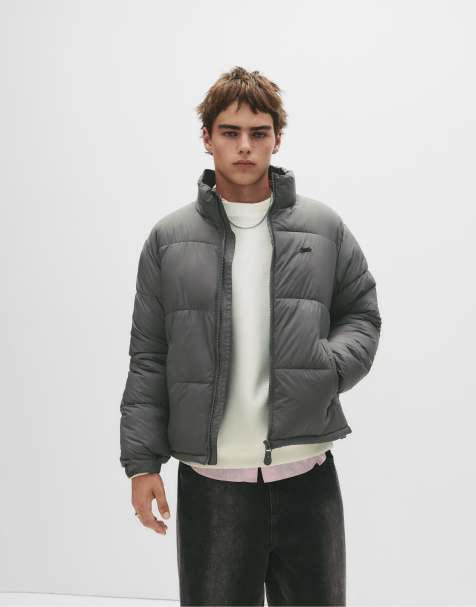 Pull&Bear - STWD - Doudoune à capuche - Gris anthracite - view 1