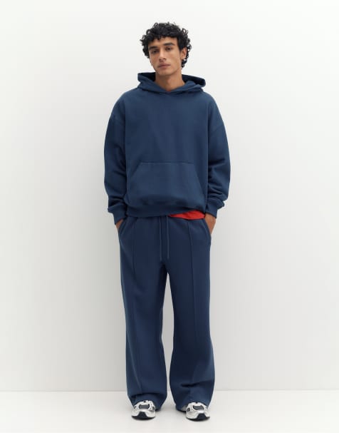 Pull&Bear - STWD - Ensemble de survêtement - Bleu - view 1