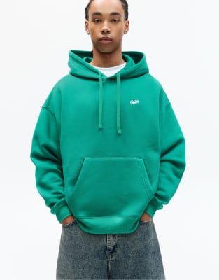 Pull&Bear - STWD - Felpa con cappuccio verde