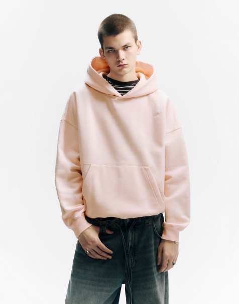 Pull&Bear - STWD - Felpa rosa con cappuccio - view 1