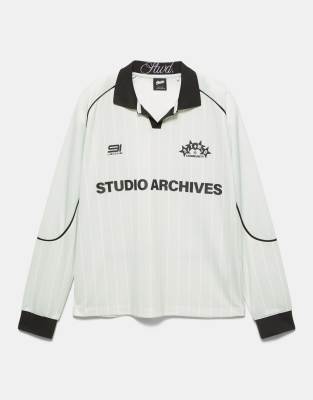 STWD - Fußball-T-Shirt in Grau mit „Studio Archives"-Print Grau S