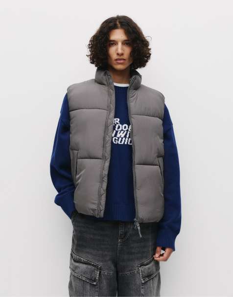 Pull&Bear - STWD - Grå dynevest - view 1