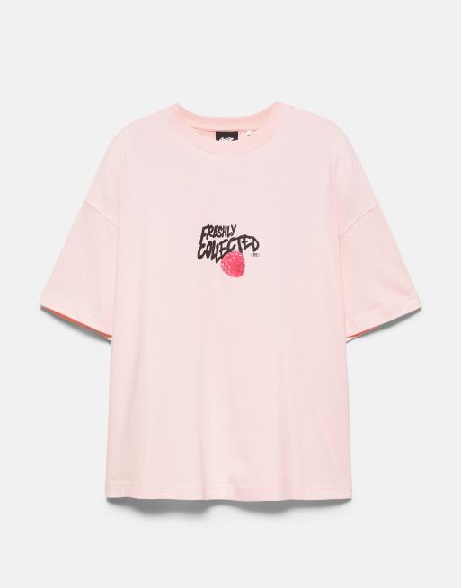 Pull&Bear Stwd grafisk t-shirt i rosapink, 5 av 7