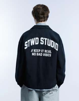 STWD - Hemdjacke in Marineblau Marineblau L