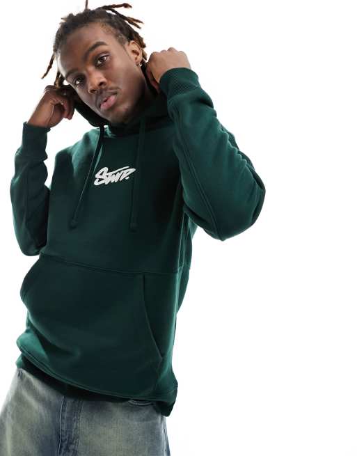 Pull and best sale bear green hoodie