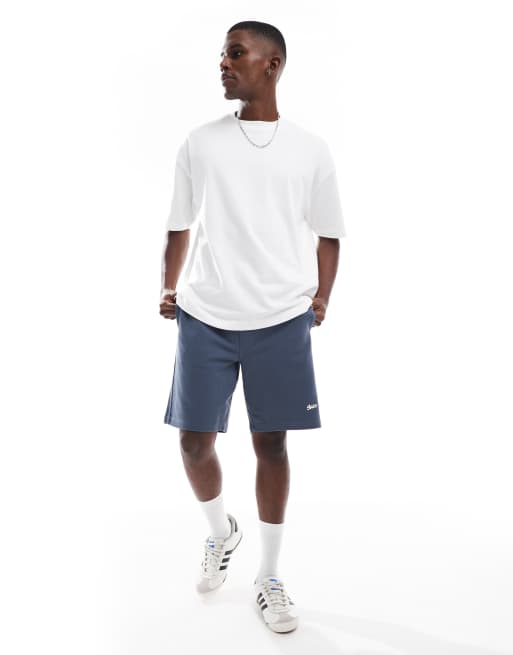 Pull&Bear STWD jersey short in blue 