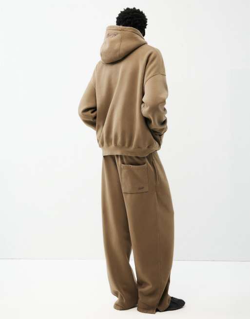 Pull&Bear Stwd Jogger-Hose in Braun, 2 von 6