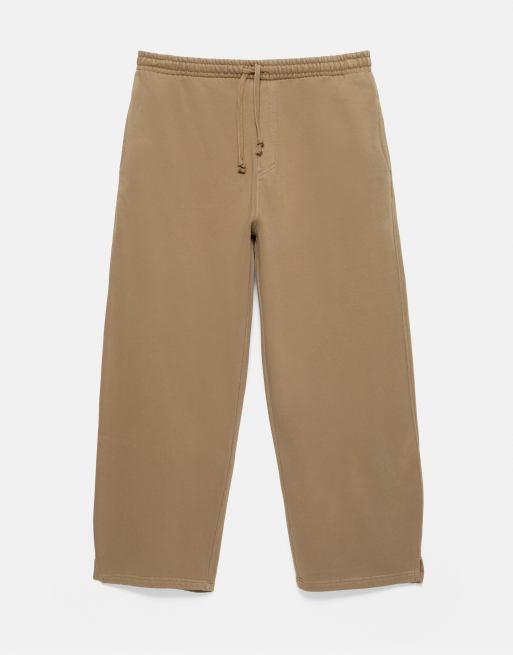 Pull&Bear Stwd Jogger-Hose in Braun, 5 von 6