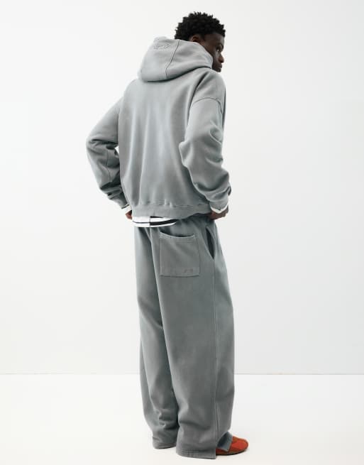Pull&Bear Stwd Jogger-Hose in Grau, 2 von 7