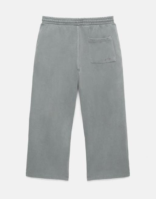 Pull&Bear Stwd jogger trousers in grey, 7 of 7