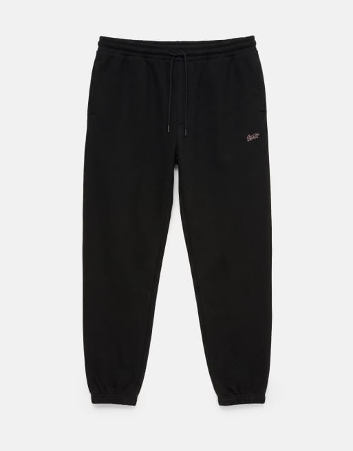 Pull&Bear Stwd joggers in black, 6 of 7