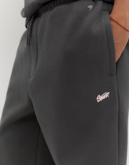 Pull&Bear Stwd joggers in grey, 3 of 7