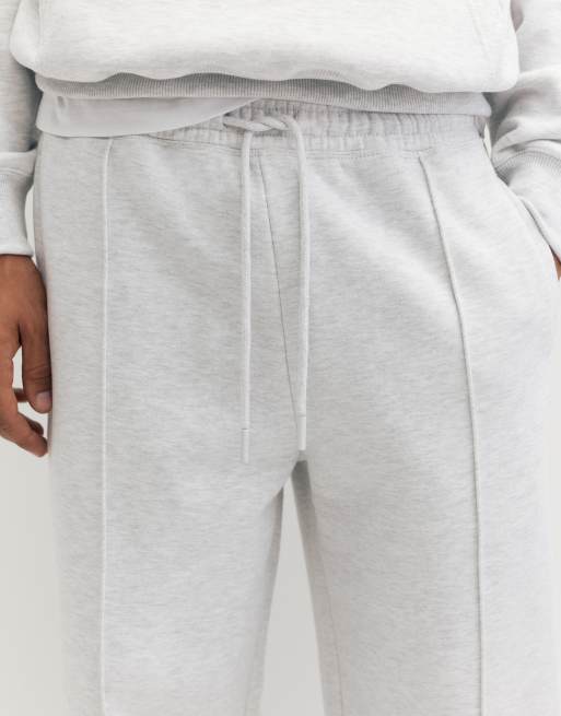 Pull&Bear Stwd joggers in pale marl, 3 of 7